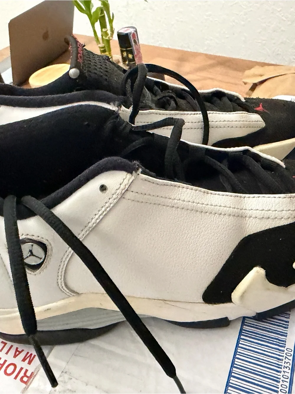 Nike Air Jordan 14 black toe size 6.5y